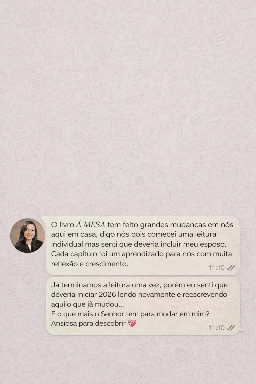 Depoimento de leitora 2