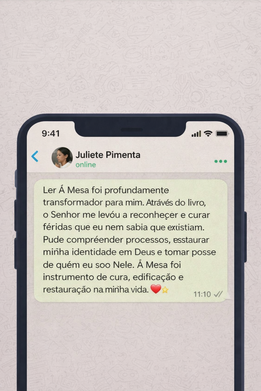 Depoimento de leitora 3